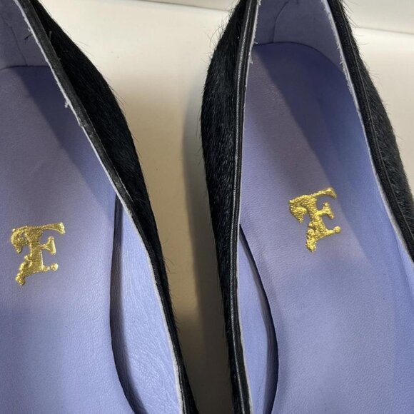 FIEL CALF MAISON FUR BALLET FLATS 6.5 - Picture 9 of 10